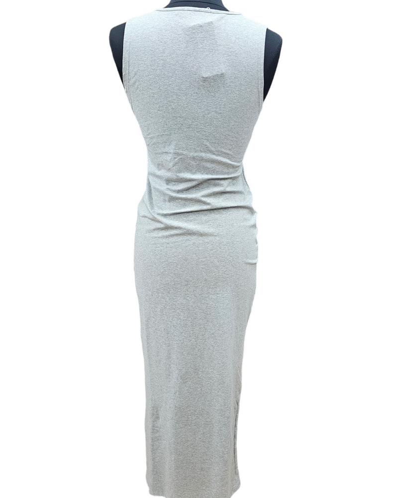 Sleeveless cotton body dress