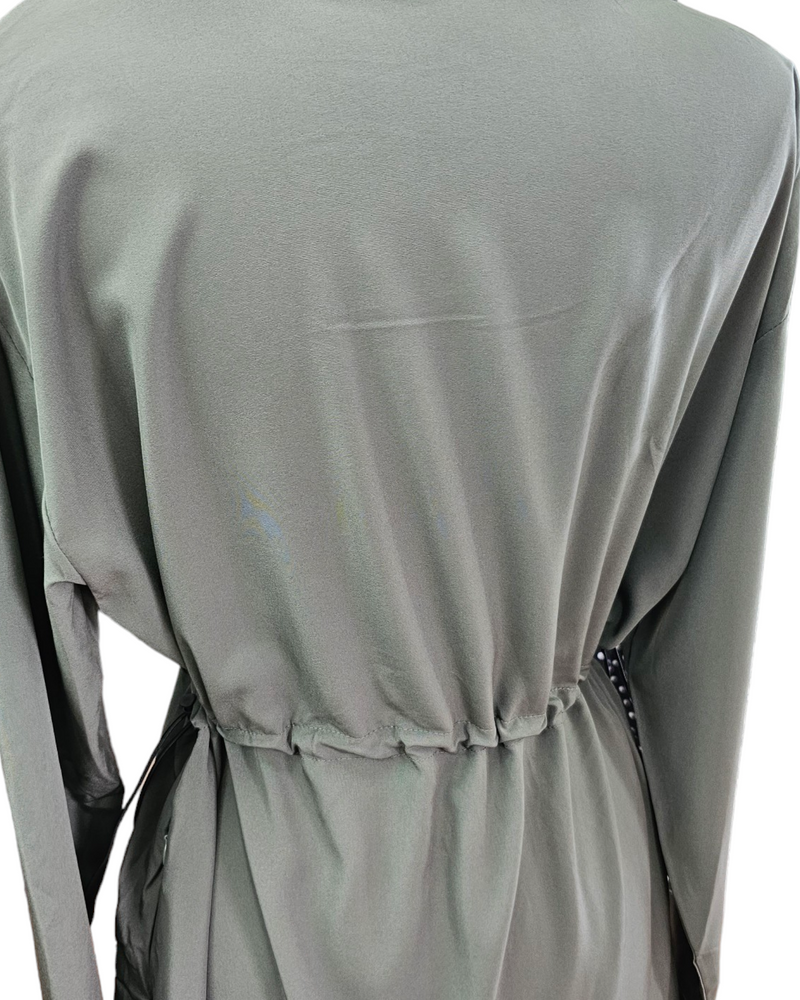 Jean sports jacket khaki green