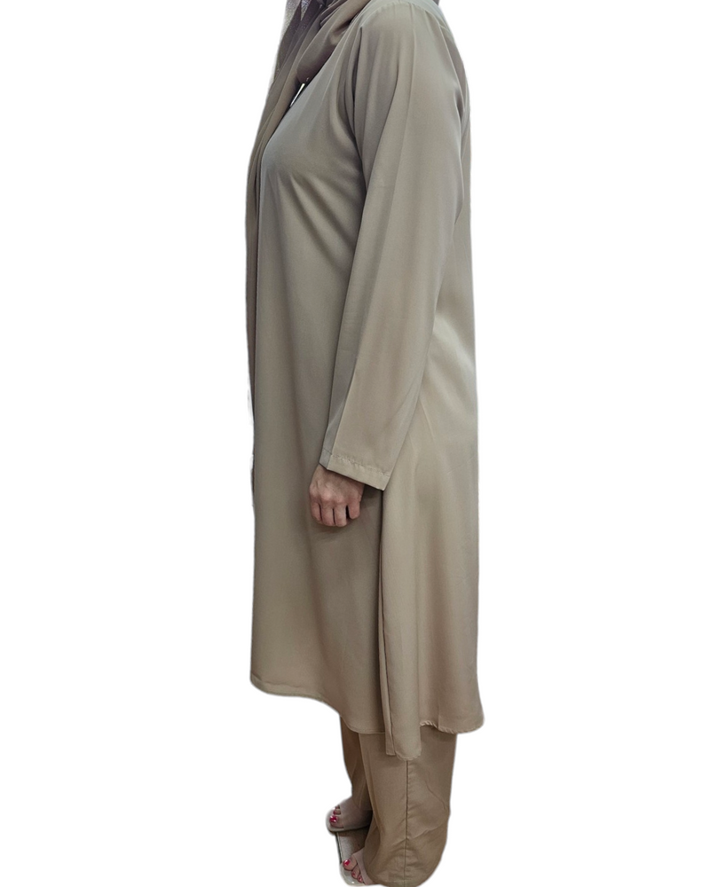 Lara Tunic & Pants Set - Beige