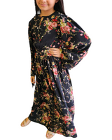 Bella floral maxi dress