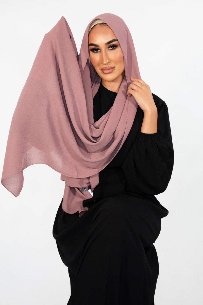Sedef jazz shawl Dusty pink