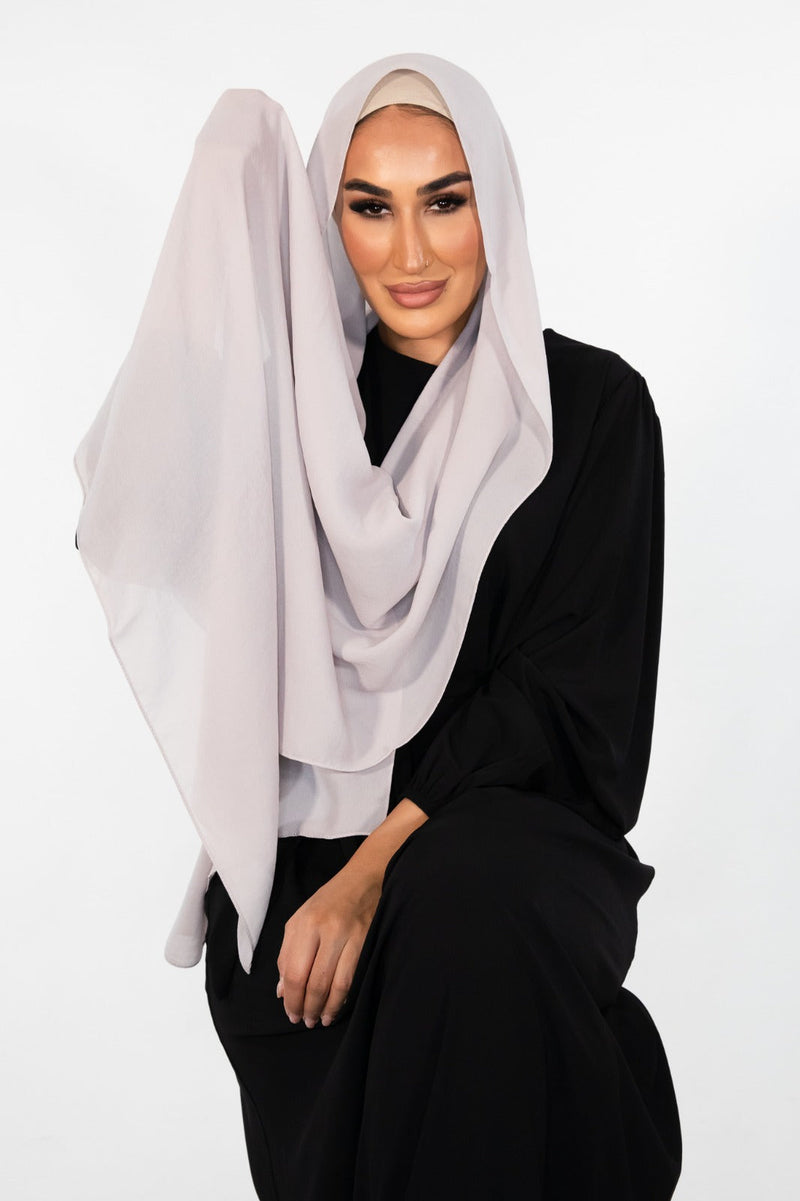 Sedef jazz shawl Light grey